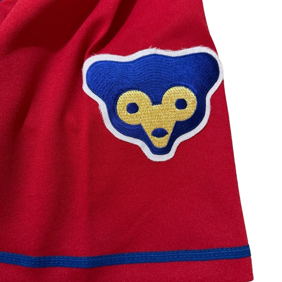 Vintage NWT CoopersTown Collection Cubs Jersey Mens Medium Chicago MLB USA Made - Picture 4 of 10